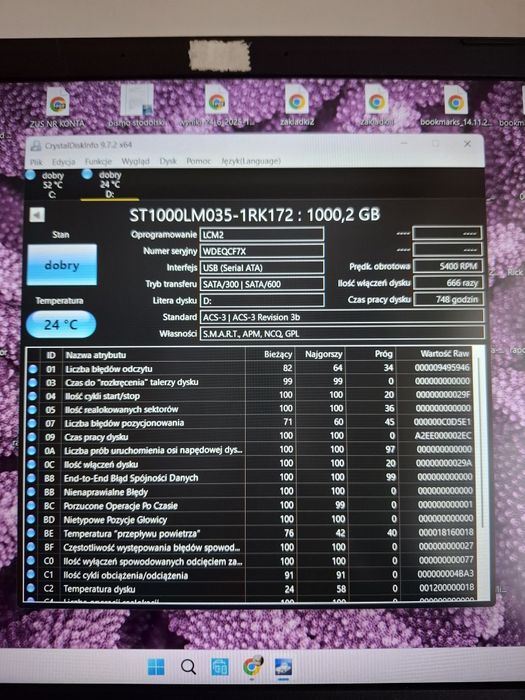 Dysk zewnętrzny 1 TB
