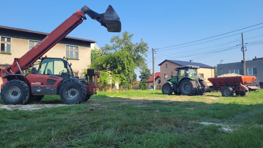 Wynajem ładowarki teleskopowej usługi Manitou