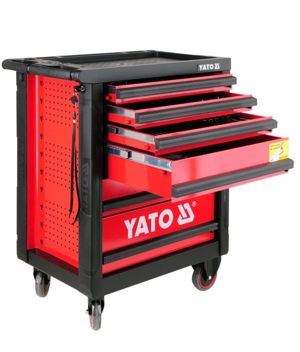 Szafka, wózek narzędziowy 177 elementów YATO YT-5530 Nowe Faktura Vat