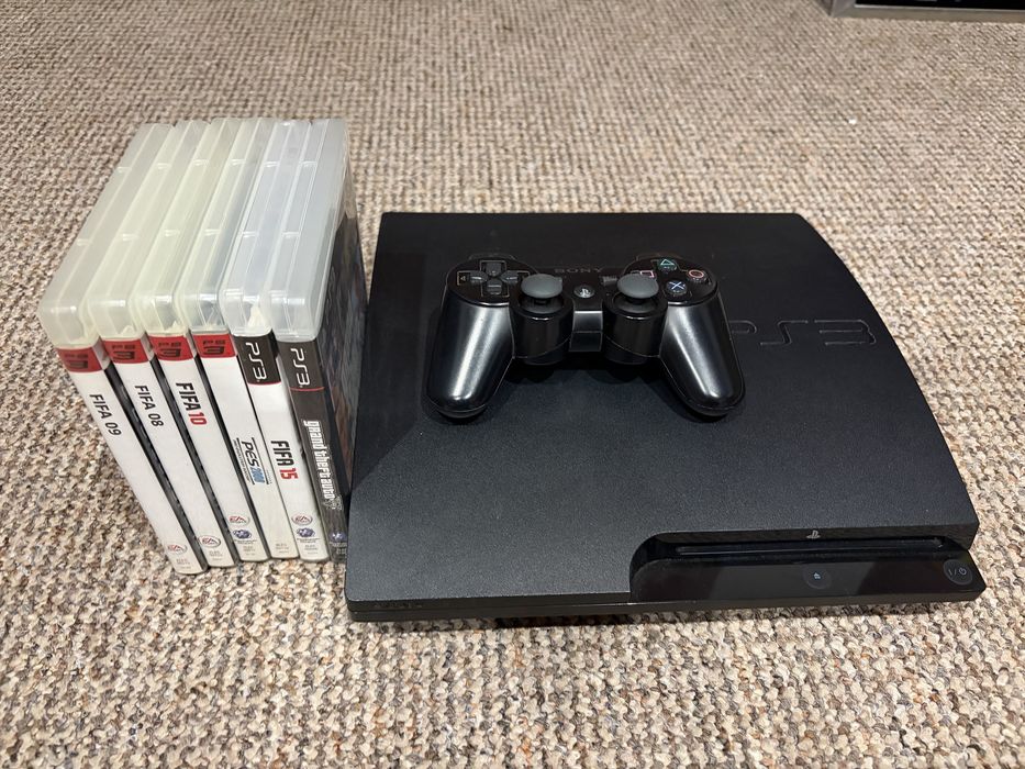 Konsola PS3 + pad + gry + dysk z grami CECH-3004A