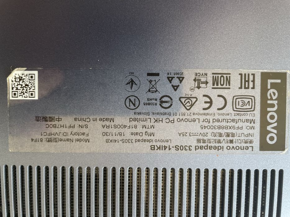 Ноутбук Lenovo Ideapad 330S-14IKB