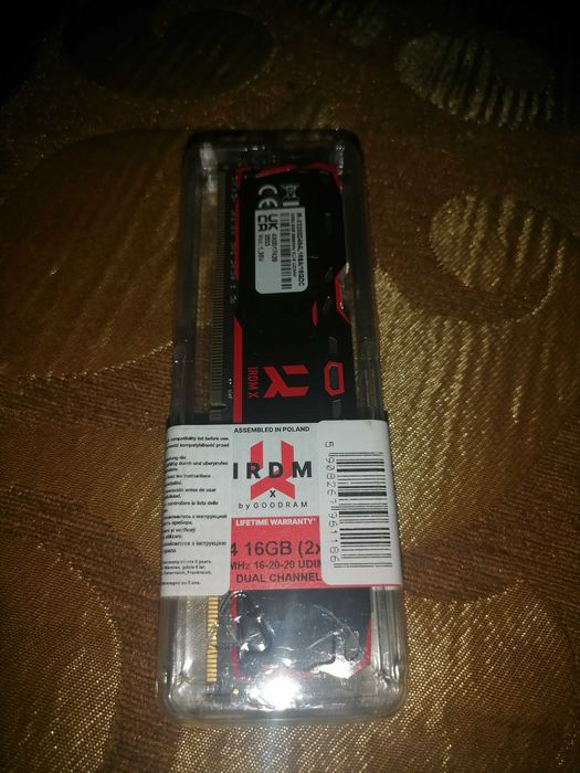 Оперативна DDR4 2x8GB/3200 Goodram Iridium X (IR-X3200D464L16SA/16GDC)