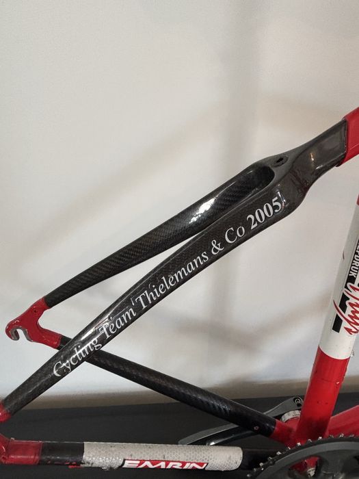 Frameset szosowy rama karbon aluminium