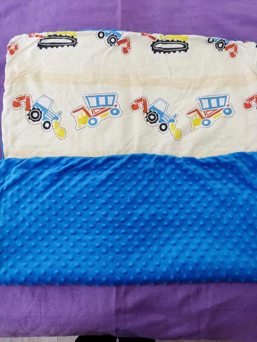 Плед/ковдра дитяча, в'язана/бавовняна, для найменших