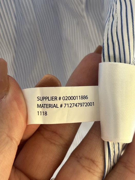 Polo ralph lauren сорочка | easy care | блакитна смужка | розмір M