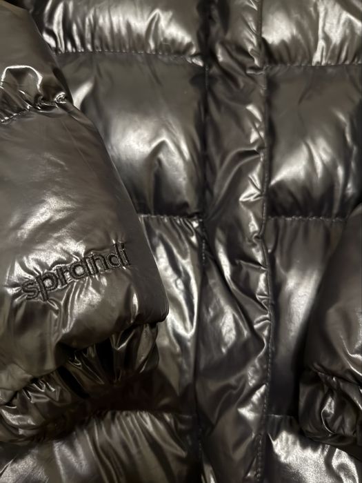 Пуфер жіночий чорний Sprandi