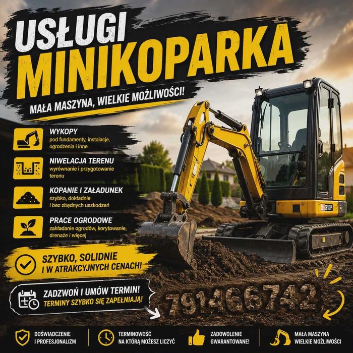 Usługi Minikoparką