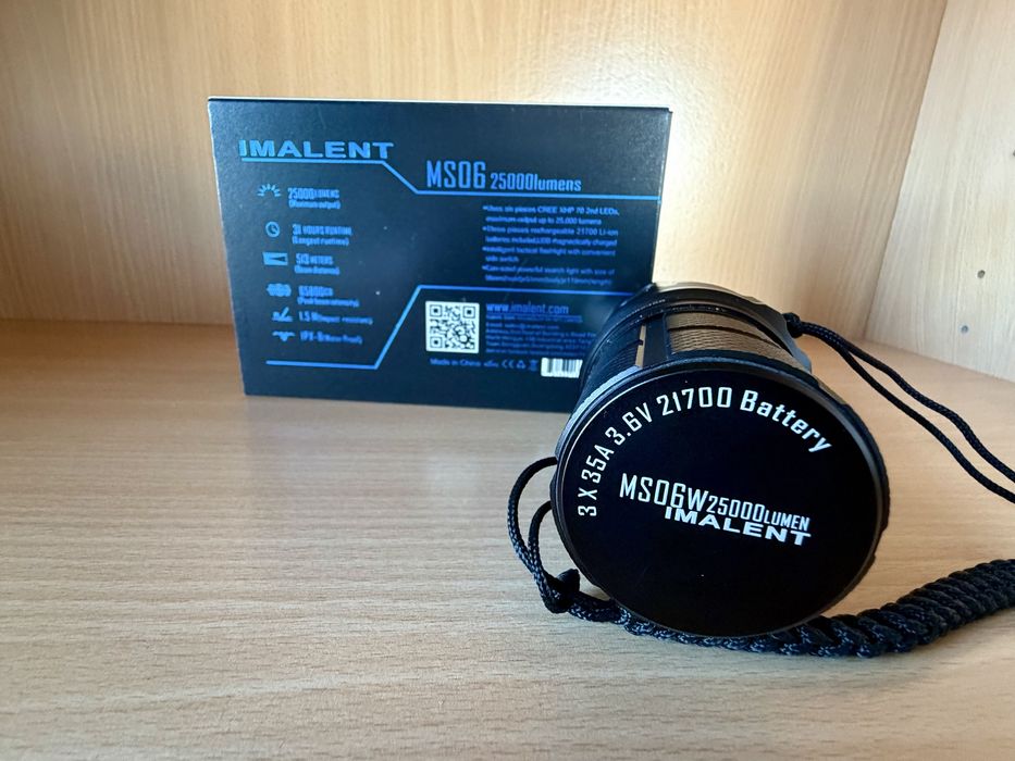 Imalent MS06W Latarka•25000 Lumen