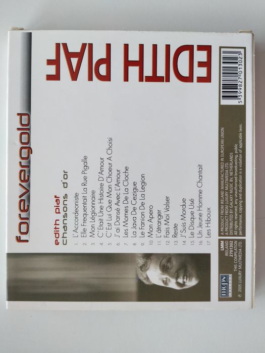 Edith Piaf - chansons d'or