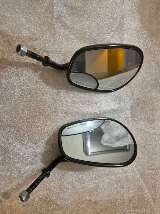 Espelhos Harley Davidson pretos 48 Softail Electra