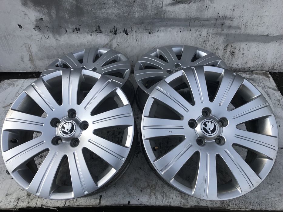 Диски Skoda 5:112r17 Титаны Комплект Б/у Склад Оригинал