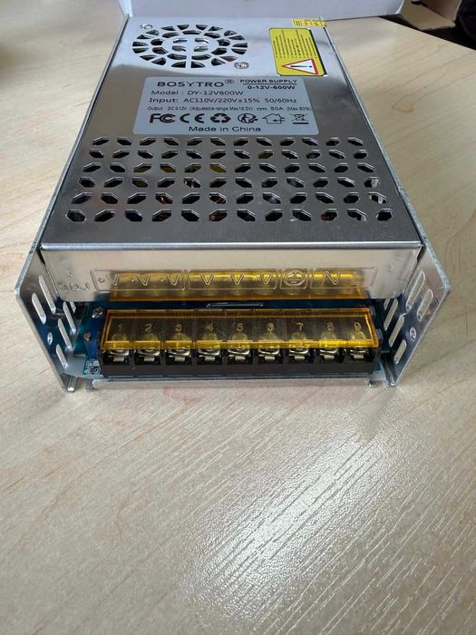 Regulowany transformator zasilania 0-12V-600W