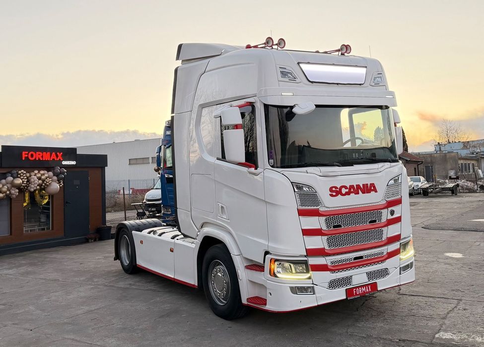 Scania R450 Lowdeck /// Klima postojowa /// Full serwis Piękna  Full Led /// Full spoiler /// Full Air ///