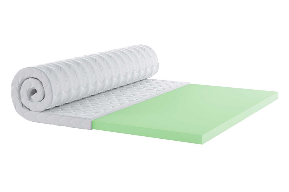 Nakładka na materac T35 POWER GREEN PUR twarda H4 140x200 5cm biała