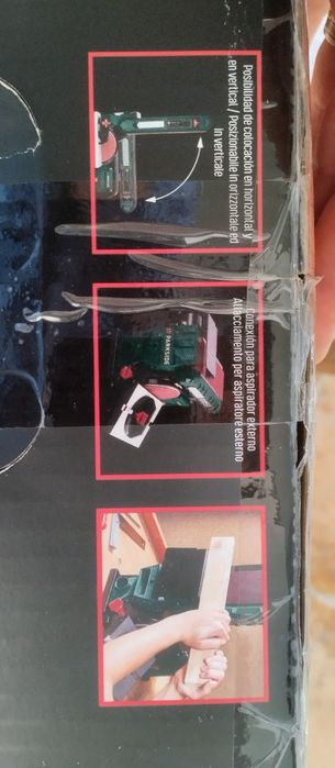 Lixadora de rolo com base Parkside