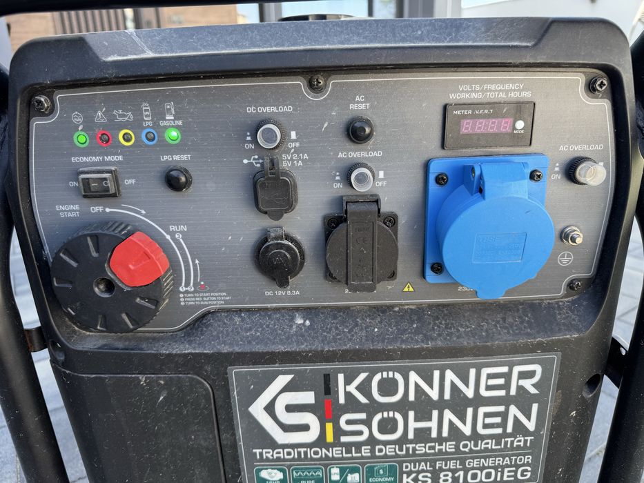 Інверторний газобензиновий генератор KS 8100iEG