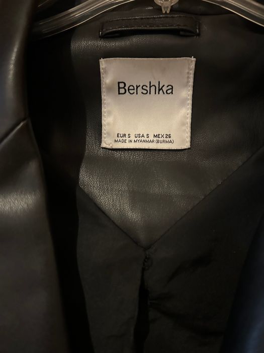 Casaco Blazer couro sintético