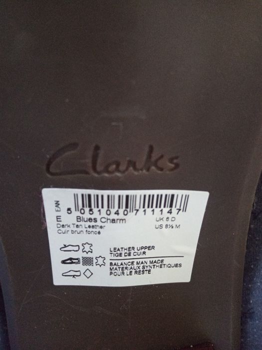 Buty damskie Clarks, skórzane