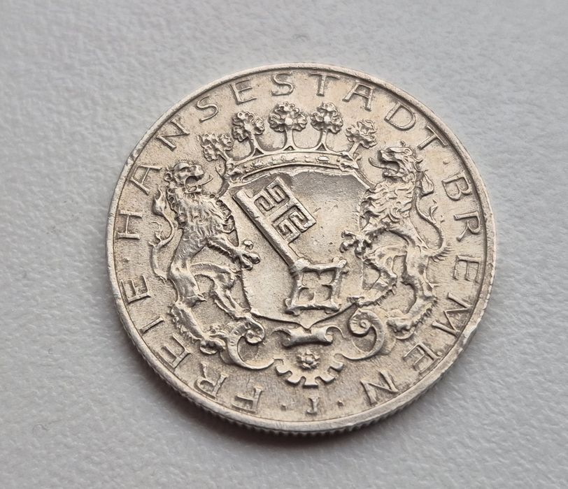 Німеччина 2 марки 1904 р. Бремен срібло