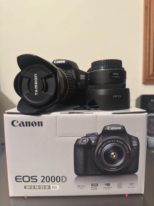 Canon eos2000d Kit Fotografico