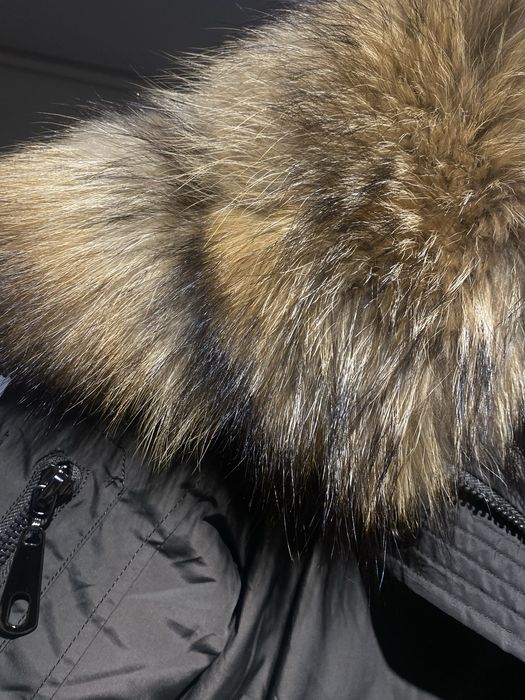 Kurtka parka jenot naturalny