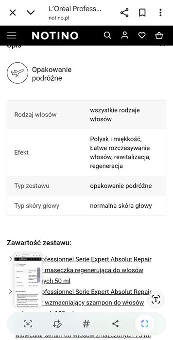 Molecular repeat kit zestaw Loreal