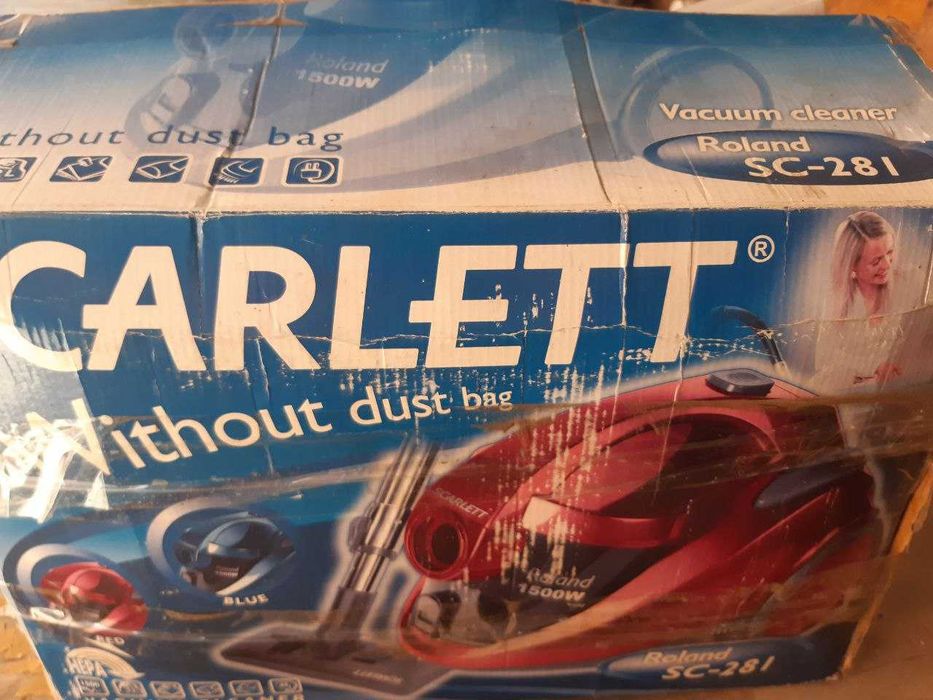 Пылесос без мешка SCARLETT SC-281,на запчасти или ремонт