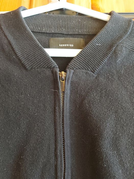 Sweter czarny męski gruby rozmiar M firma RESERVED