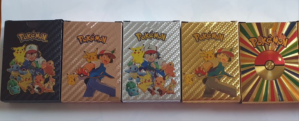 Karty  Pokemon 5x 55 szt nowe zestaw fana
