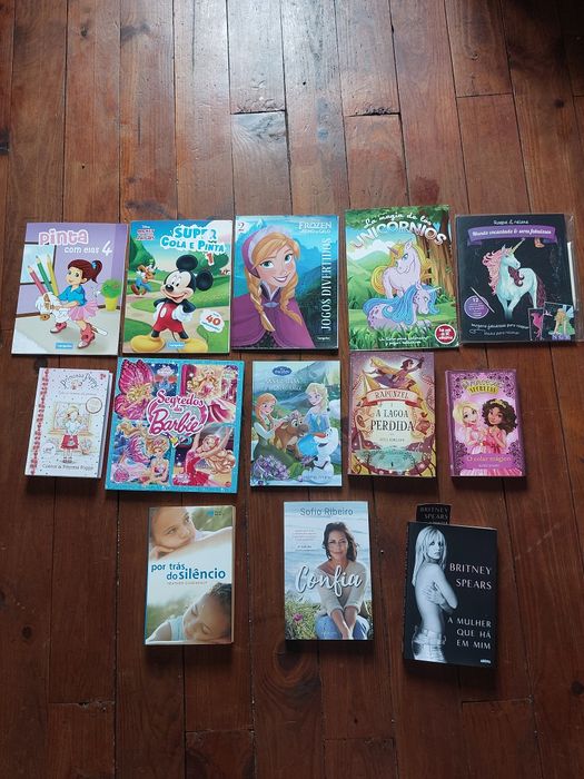 Vendo livros infantis e autobiografias em excelente estado!