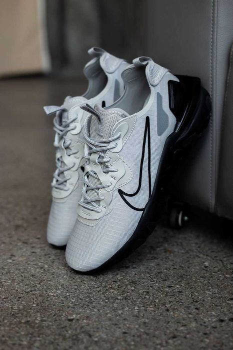 Чоловічі кросівки Nike React Vision "Grey/Black" Розміри 40-45