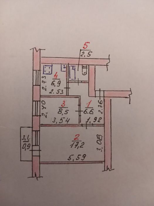 Продам 2к.к. Херсон.шоссе - Строителей