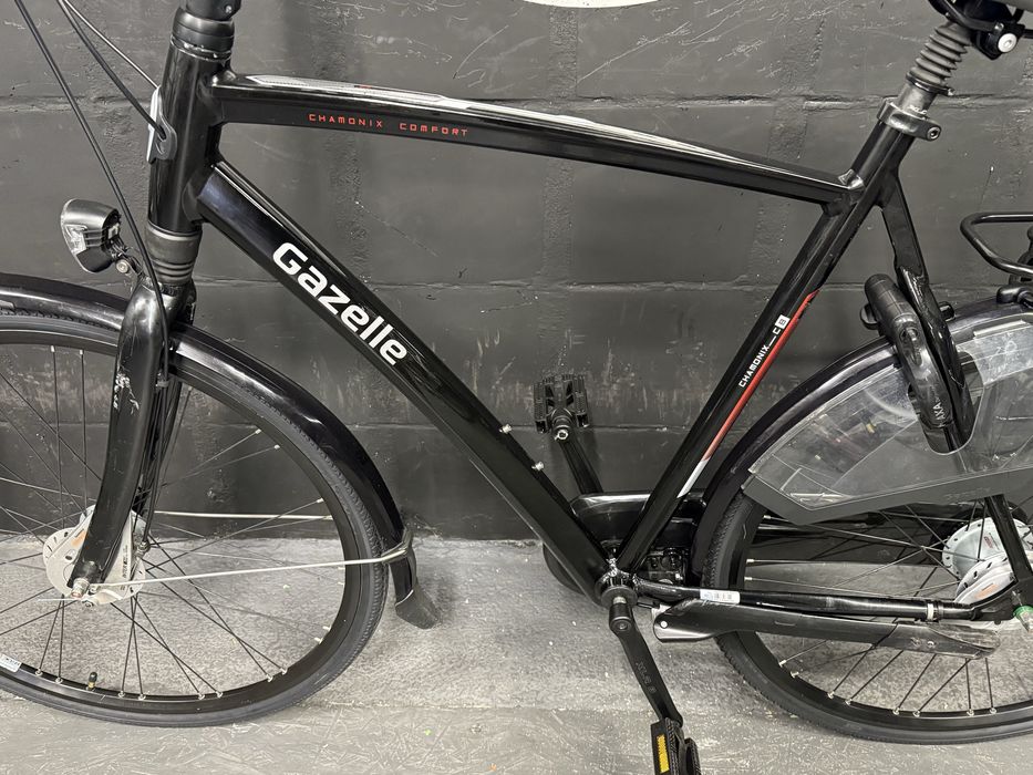 Rower miejski Gazelle Chamonix Comfort Shimano Nexus 8 Aluminium Męski 61 cm Urban Bikes