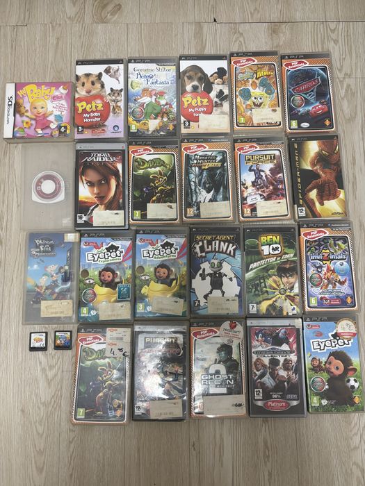 Jogos psp e nintendo ds