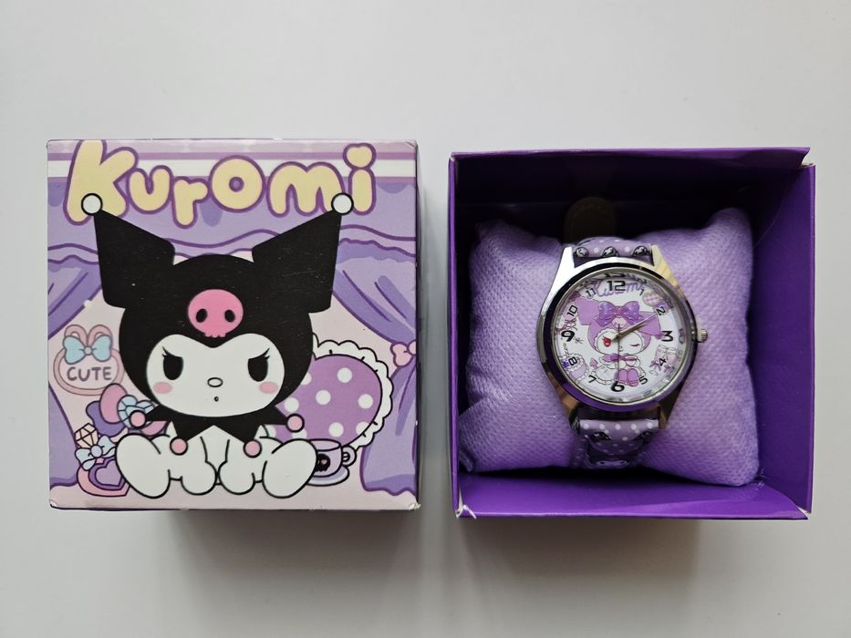 Nowy zegarek Kuromi Sanrio