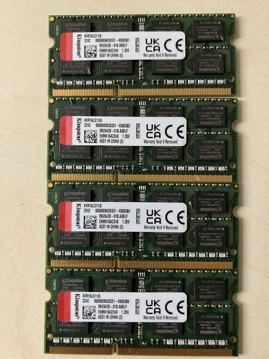 Kingston KVR16LS11 4x8GB