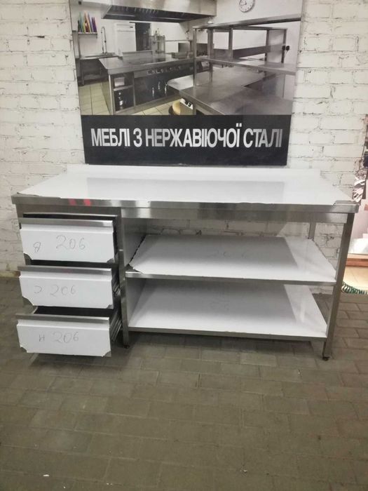 Столи, мийки, стелажі, полиці, сушки з нержавіючої сталі нержавійки