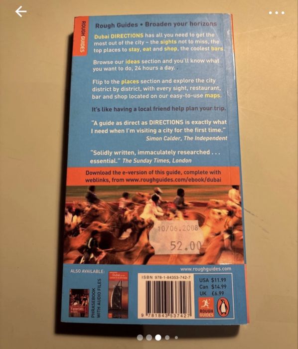 Livro Rough Guide Dubai
