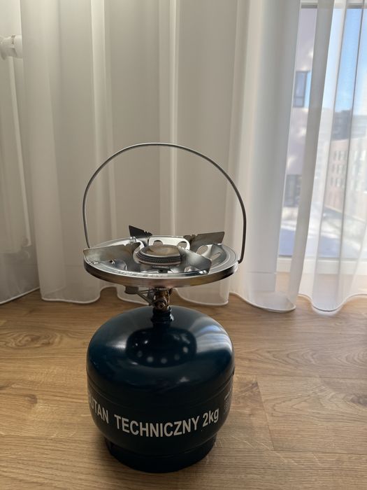 Польський газовий балон з пальником/камфоркою! Заповнений газом!!
