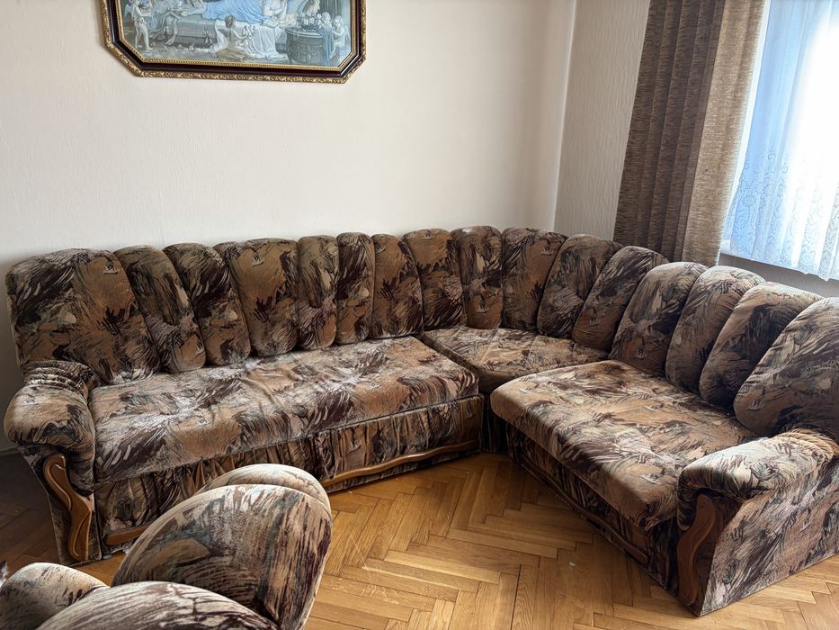 Naroznik + dwa fotele