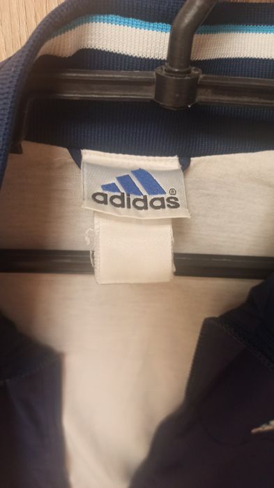 Granatowa markowa kurtka Adidas M/L