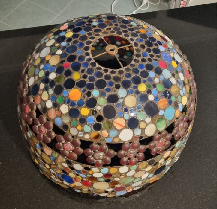 Lampa witrażowa sufitowa