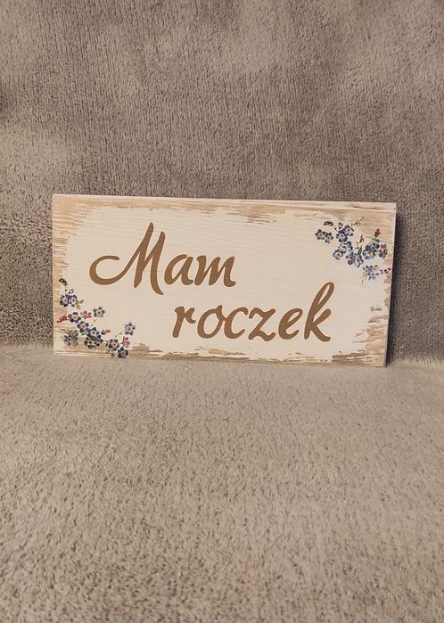 Tabliczka ,,Mam roczek,, - foto