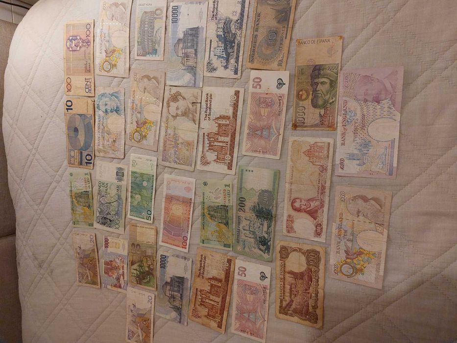 Notas europeias de colecção