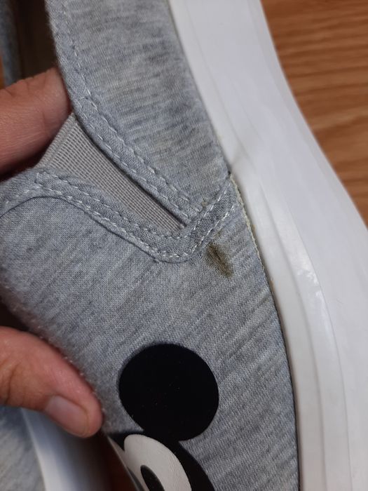 Buty slip-on na platformie 38