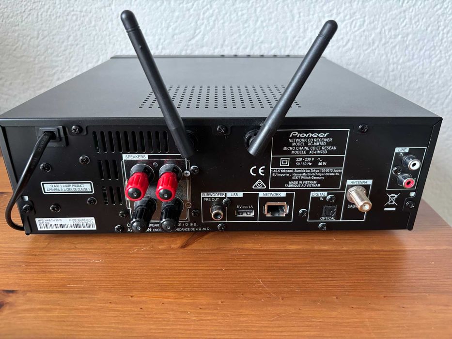 Pioneer XC-HM76D stand bardzo dobry _ WiFi _Spotify _ radio internetowe _ DAB