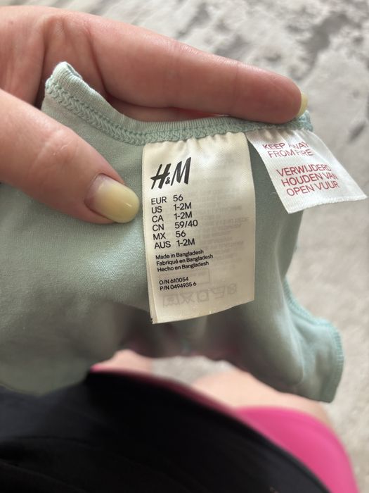 Боді H&M 56 см унісекс