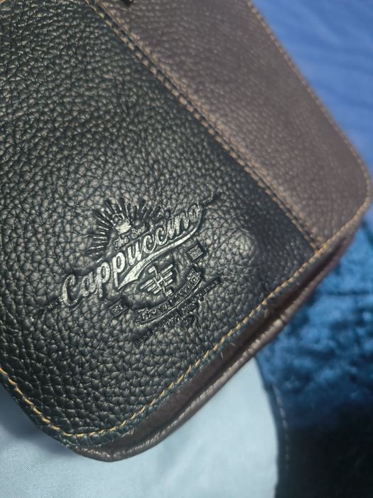 Bolsa tiracolo em pele