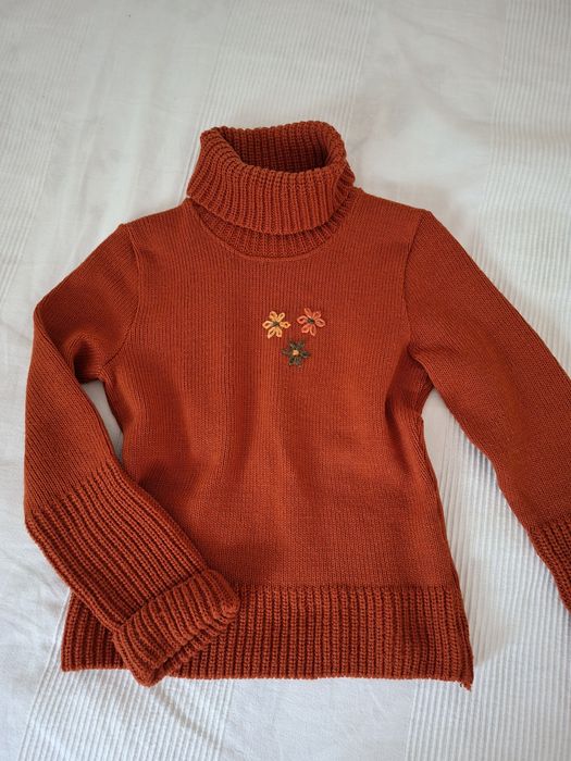 Ciepły golf z wełną