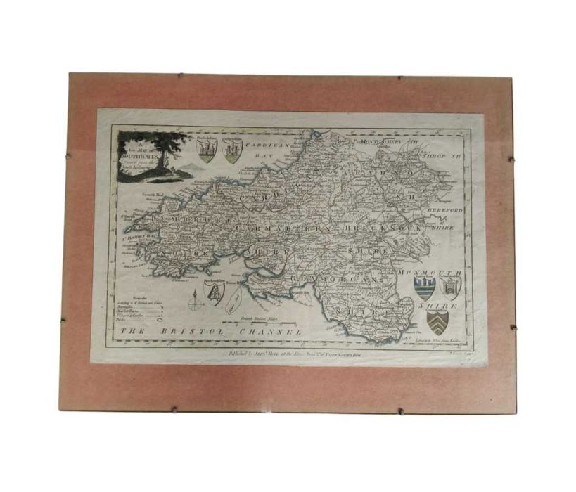 Mapa Antigo Bristol Channel